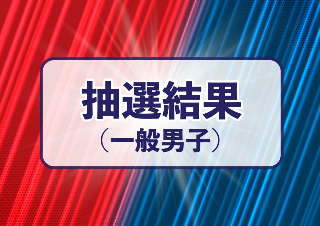 【一般男子】第２３回九州一般男子ソフトボール大会　抽選結果